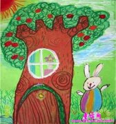 小兔子和苹果树