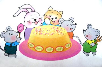 小老鼠做蛋糕2